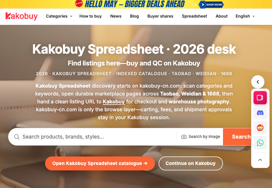 kakobuy spreadsheet · Reddit buyer haul — r/1to1reps: “The Best Kakobuy Spreadsheet & Resource Hub (2026 Update… — photo 1 of 1